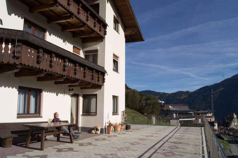 Terrace in front of the house